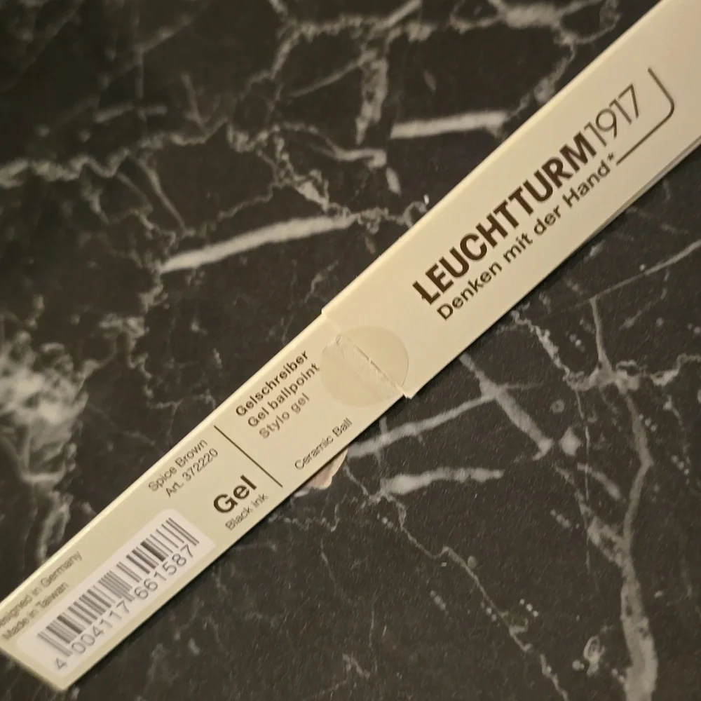 ❤️BUY 10 GET 5 FREE  Leuchtturm1917 Spice Brown Gel Pen, Retail Price $28.50
